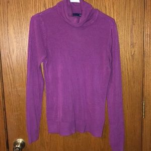purple turtleneck